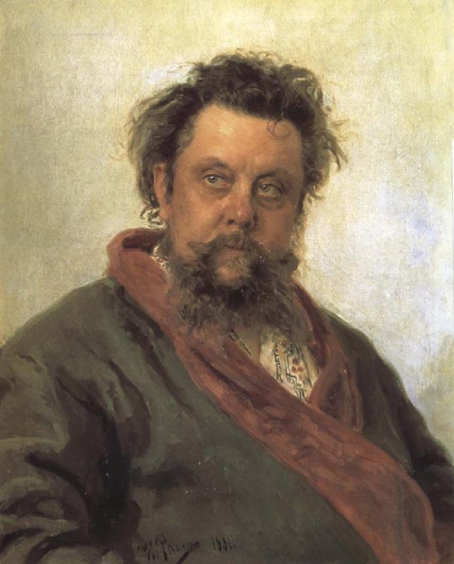  Portrait of Modest Mussorgsky